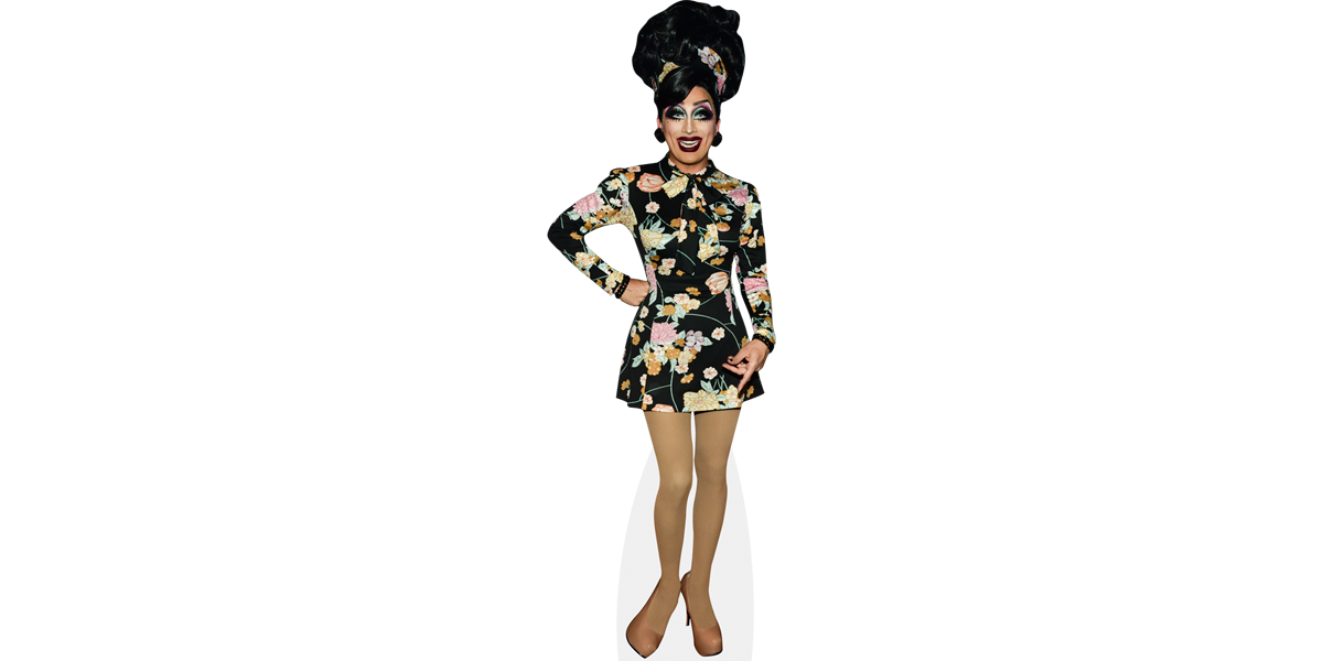Featured image for “Bianca Del Rio (Floral) Cardboard Cutout”