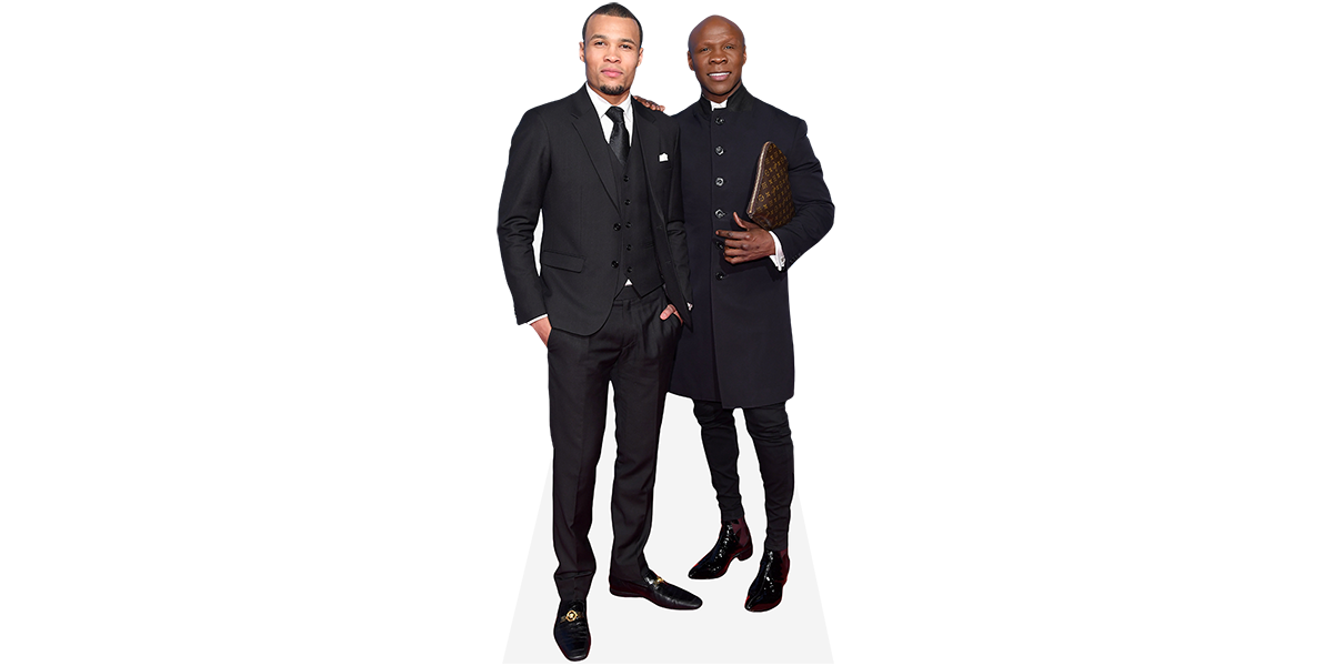 Featured image for “Chris Eubank Jr. And Chris Eubank (Duo) Mini Celebrity Cutout”