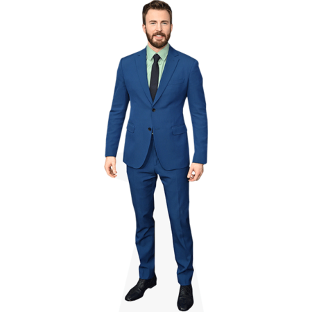 Featured image for “Chris Evans (Blue Suit) Cardboard Cutout”