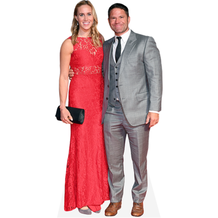 Featured image for “Helen Glover And Steve Backshall (Duo) Mini Celebrity Cutout”