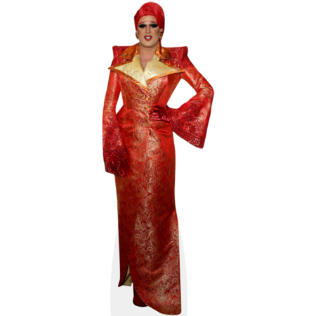 Featured image for “Kristian Seeber (Red Dress) Cardboard Cutout”