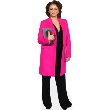 Nadia Sawalha (Pink Coat)