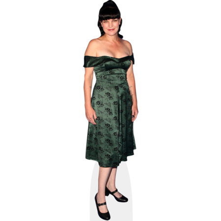 Pauley Perrette (Green Dress)