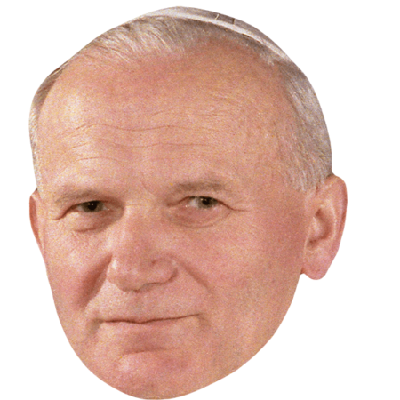 Featured image for “Pope John Paul II (Grey) Celebrity Big Head”