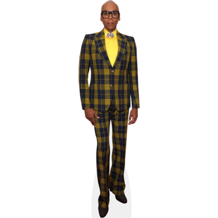 Featured image for “RuPaul (Checkered Suit) Cardboard Cutout”