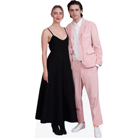 Featured image for “Saoirse Ronan And Timothee Chalamet (Duo) Mini Celebrity Cutout”