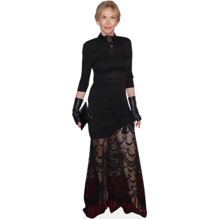 Trudie Styler (Black Dress)