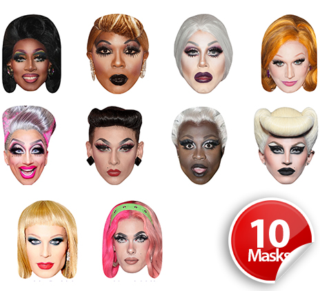 Featured image for “Drag Queen Mask Pack”