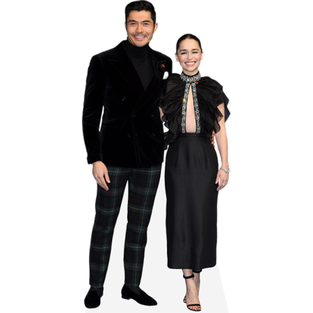 Featured image for “Henry Golding And Emilia Clarke (Duo 2) Mini Celebrity Cutout”