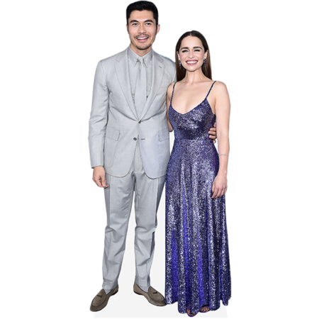 Featured image for “Henry Golding And Emilia Clarke (Duo) Mini Celebrity Cutout”