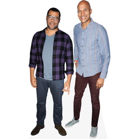 Featured image for “Jordan Peele And Keegan-Michael Key (Duo 1) Mini Celebrity Cutout”