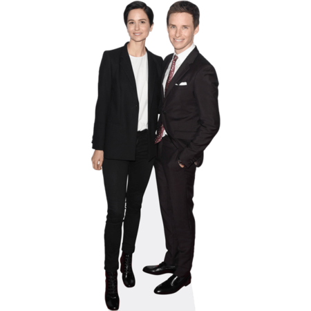 Featured image for “Katherine Waterstone And Eddie Redmayne (Duo) Mini Celebrity Cutout”
