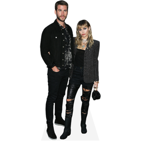 Featured image for “Miley Cyrus And Liam Hemsworth (Duo) Mini Celebrity Cutout”