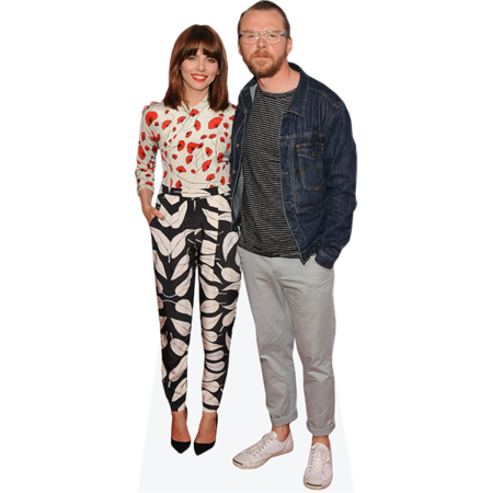 Featured image for “Ophelia Lovibond And Simon Pegg (Duo) Mini Celebrity Cutout”