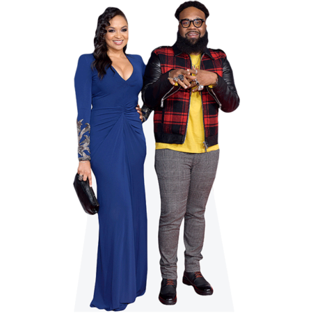 Featured image for “Oya Thomas And Bennie Amey Iii (Duo) Mini Celebrity Cutout”