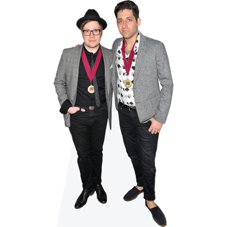 Featured image for “Patrick Stump And Joe Trohman (Duo) Mini Celebrity Cutout”