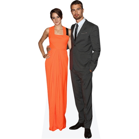 Featured image for “Shailene Woodley And Theo James (Duo) Mini Celebrity Cutout”