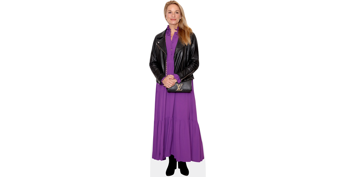Tamzin Outhwaite (Purpler Dress)