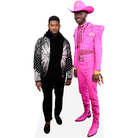 Featured image for “Usher Raymond Iv And Montero Lamar Hill (Duo) Mini Celebrity Cutout”