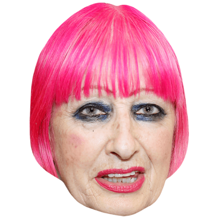 Featured image for “Dame Zandra Lindsey Rhodes (Pink) Celebrity Mask”
