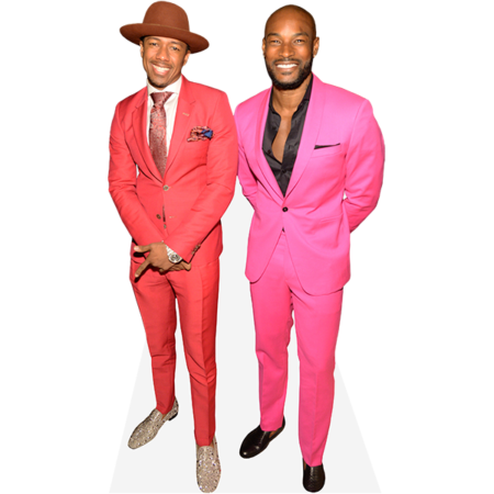 Featured image for “Nick Cannon And Tyson Beckford (Duo) Mini Celebrity Cutout”