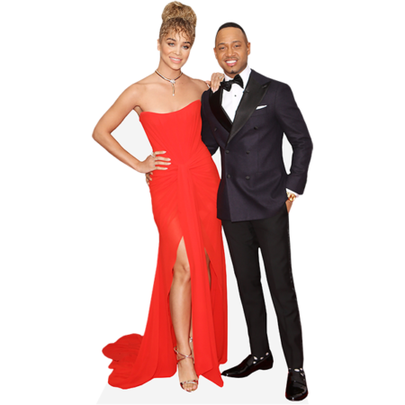 Featured image for “Terrence Jenkins And Jasmine Sanders (Duo) Mini Celebrity Cutout”