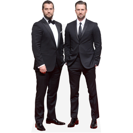 Featured image for “Chris Evans And Henry Cavill (Duo) Mini Celebrity Cutout”