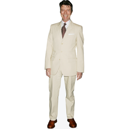 Featured image for “David Bowie (White Suit) Cardboard Cutout”