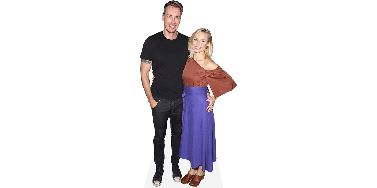 Featured image for “Dax Shepard And Kristen Bell (Duo) Mini Celebrity Cutout”