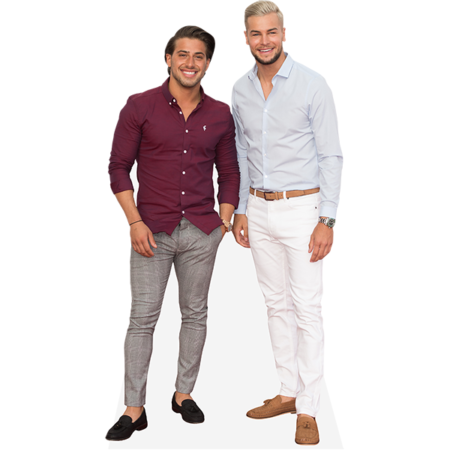Featured image for “Kem Cetinay And Chris Hughes (Duo) Mini Celebrity Cutout”