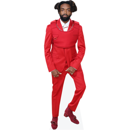 Featured image for “Kerby Jean-Raymond (Red Suit) Cardboard Cutout”