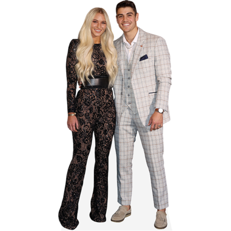 Featured image for “Lucie Donlan And Luke Mabbott (Duo) Mini Celebrity Cutout”
