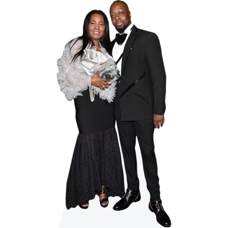 Featured image for “Wyclef Jean And Claudinette Jean (Duo 2) Mini Celebrity Cutout”
