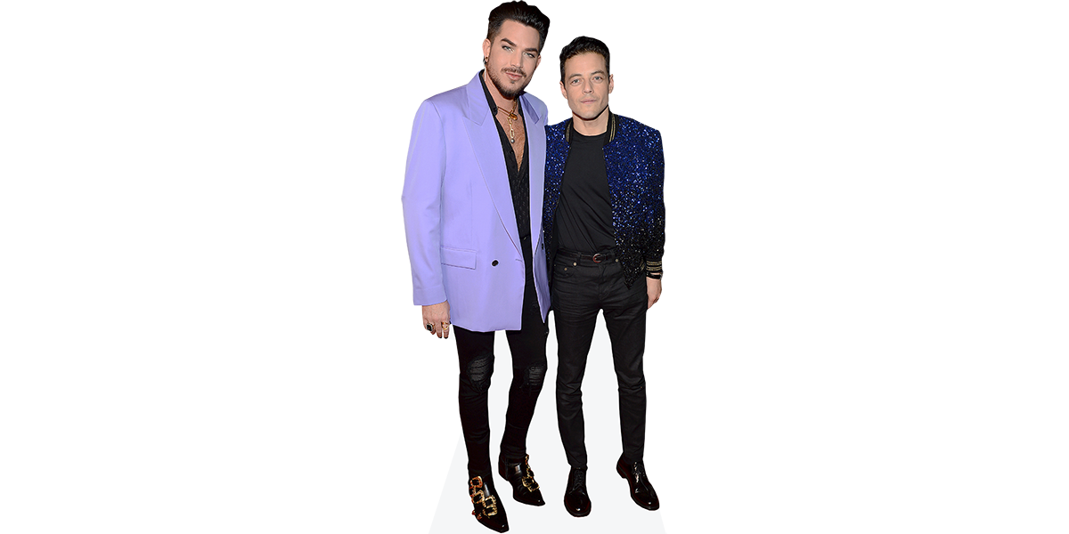 Featured image for “Adam Lambert And Rami Malek (Duo) Mini Celebrity Cutout”