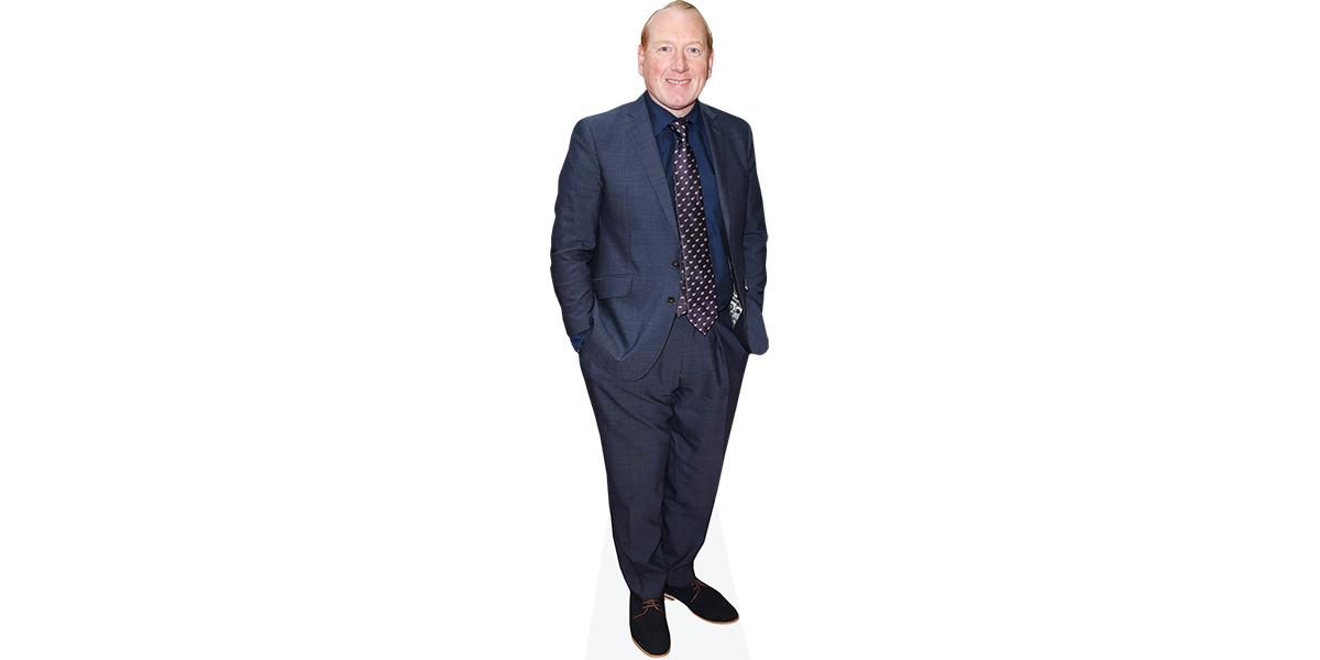 Featured image for “Adrian Scarborough (Blue Suit) Cardboard Cutout”
