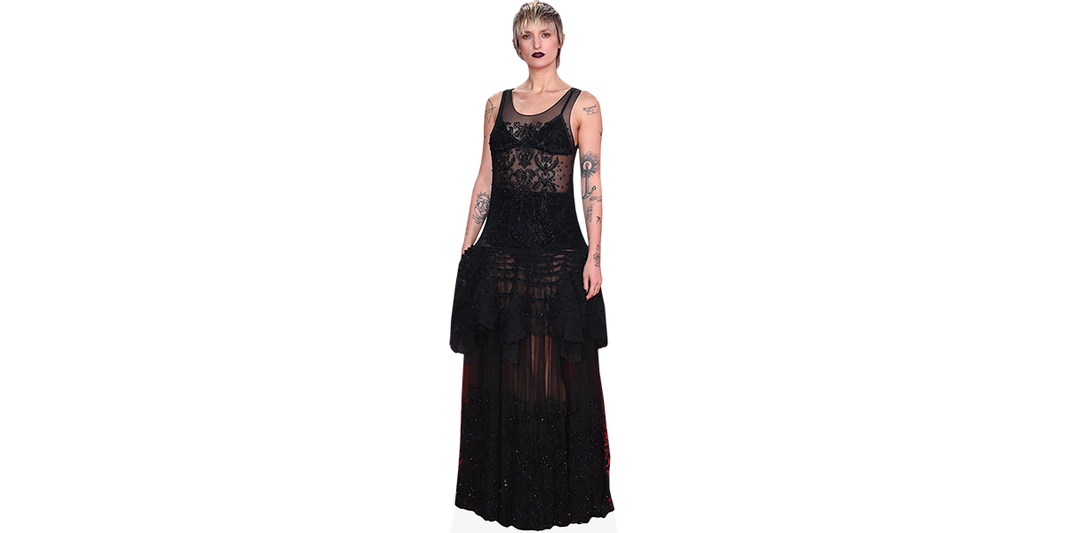 Featured image for “Agathe Rousselle (Black Dress) Cardboard Cutout”
