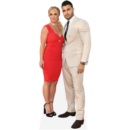 Featured image for “Britney Spears And Sam Asghari (Duo) Mini Celebrity Cutout”