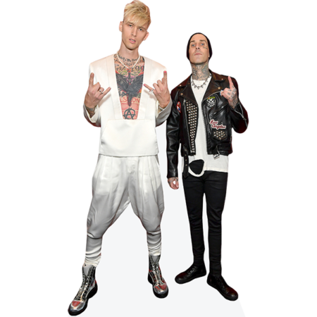 Featured image for “Colson Baker And Travis Barker (Duo) Mini Celebrity Cutout”