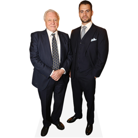 Featured image for “David Attenborough And Henry Cavill (Duo) Mini Celebrity Cutout”