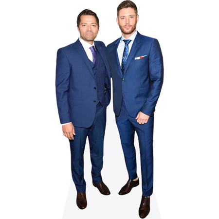 Featured image for “Jensen Ackles And Misha Collins (Duo) Mini Celebrity Cutout”