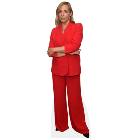 Featured image for “Mel Giedroyc (Red Suit) Cardboard Cutout”