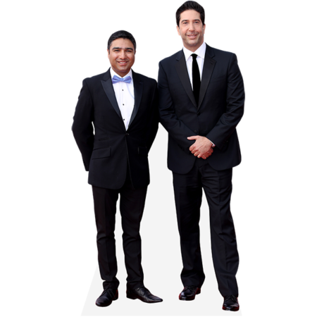Featured image for “Nick Mohammed And David Schwimmer (Duo) Mini Celebrity Cutout”