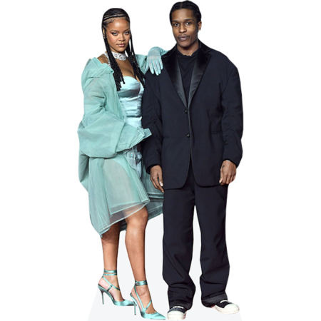 Featured image for “Rakim Athelaston Mayers And Robyn Rihanna Fenty (Duo 2) Mini Celebrity Cutout”