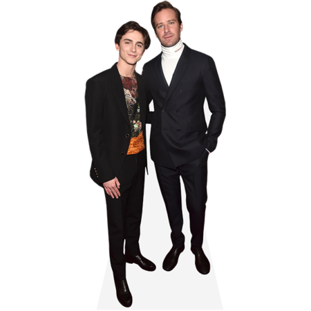 Featured image for “Timothee Chalamet And Armie Hammer (Duo 1) Mini Celebrity Cutout”