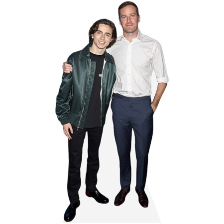 Featured image for “Timothee Chalamet And Armie Hammer (Duo 3) Mini Celebrity Cutout”