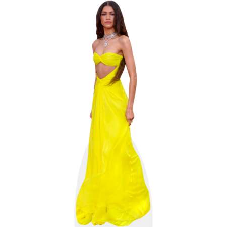 Featured image for “Zendaya (Yellow Dress) Cardboard Cutout”