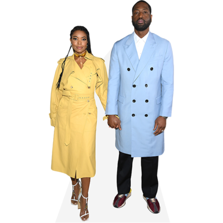Featured image for “Dwyane Wade And Gabrielle Union (Duo 2) Mini Celebrity Cutout”