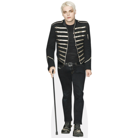 Featured image for “Gerard Way (Black Jacket) Cardboard Cutout”
