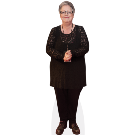 Featured image for “Jo Brand (Black Outfit) Cardboard Cutout”