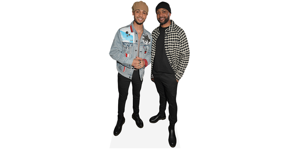 Featured image for “Aston Merrygold And JB Gill (Duo) Mini Celebrity Cutout”